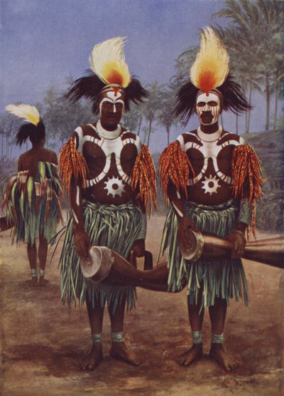 Danseurs de la région de la rivière Fly - English School